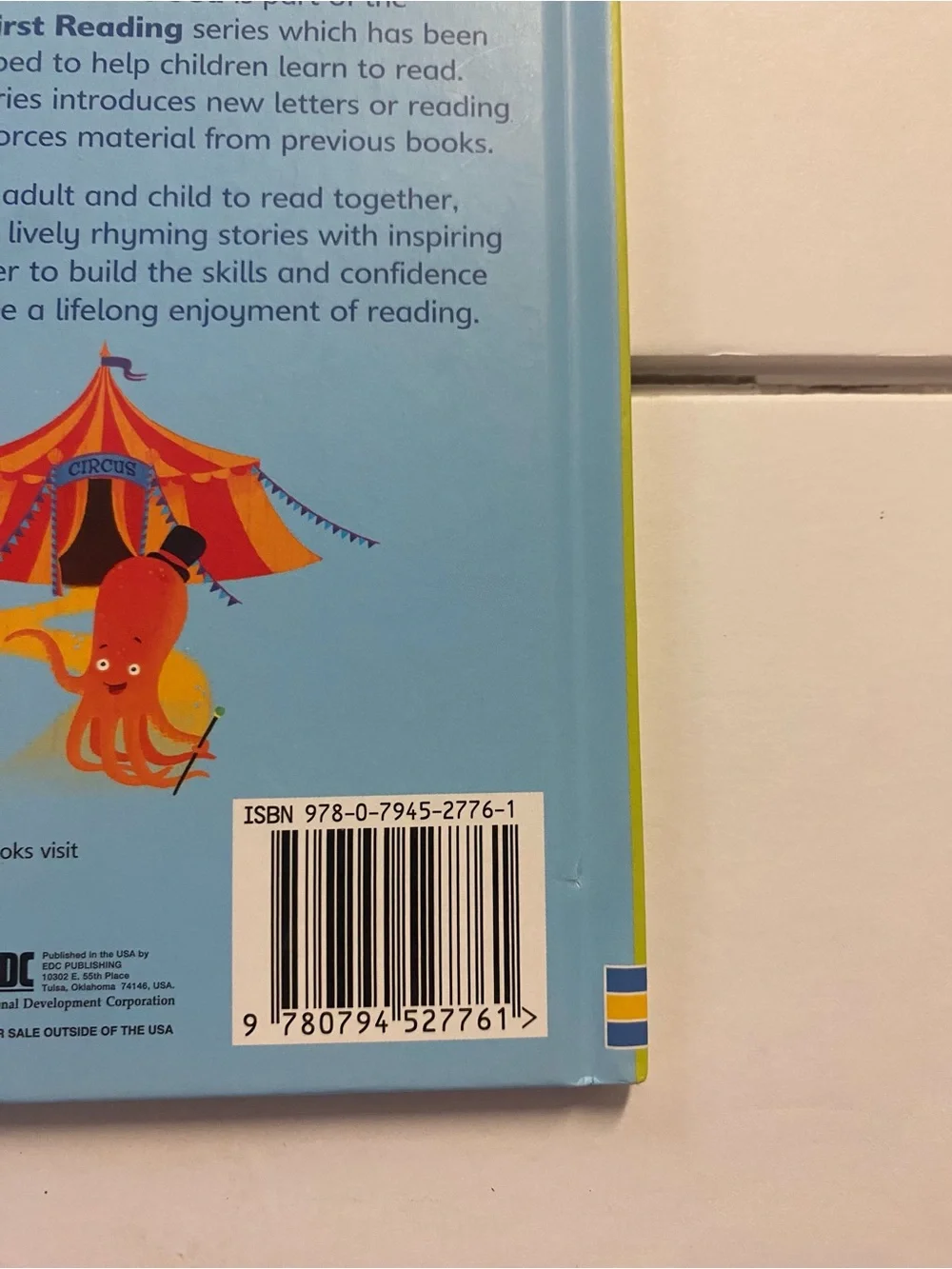 Born Kids Book - Orange Octopus with Blue & Purple Cover